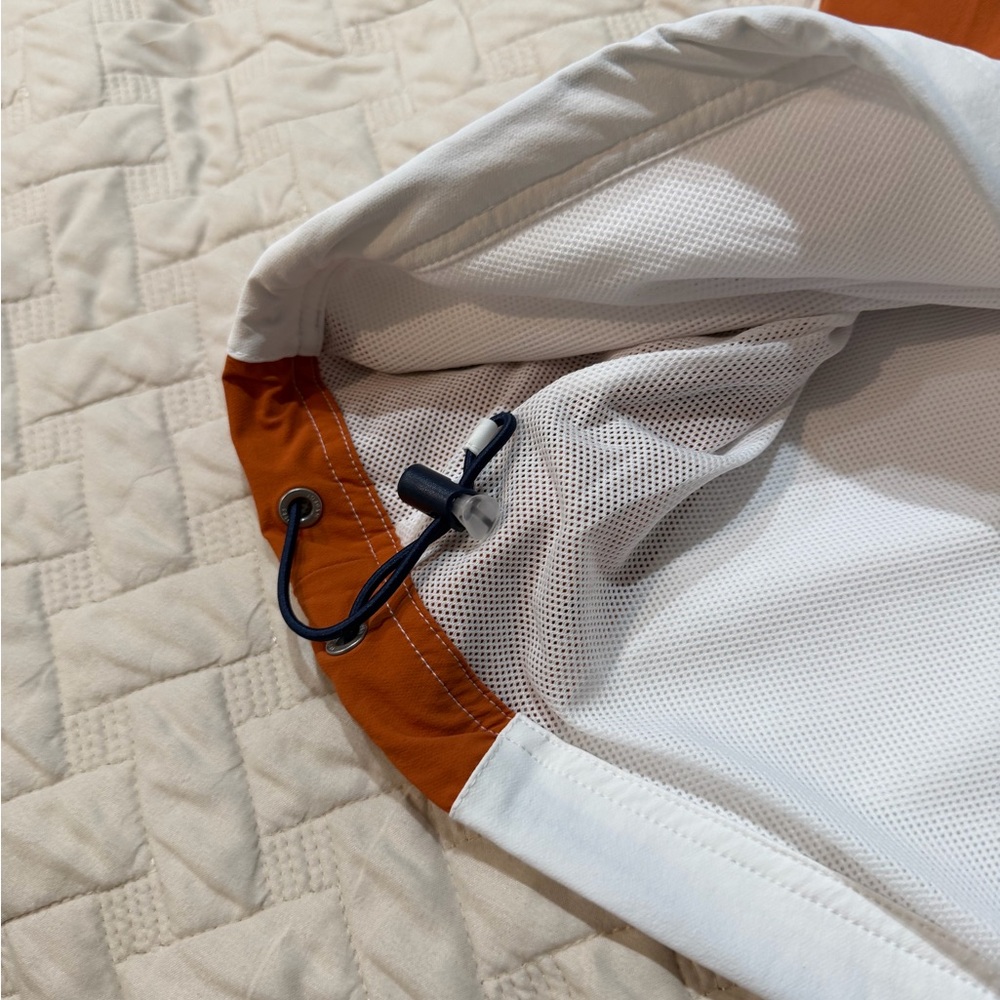 Jordan Eastside Golf White and Orange Windbreaker Pullover - Picture 8 of 8
